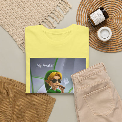 Stoner Link Xbox Avatar Puffing Blunt Tee