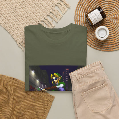 Link Skater Smoking In Alley Tee