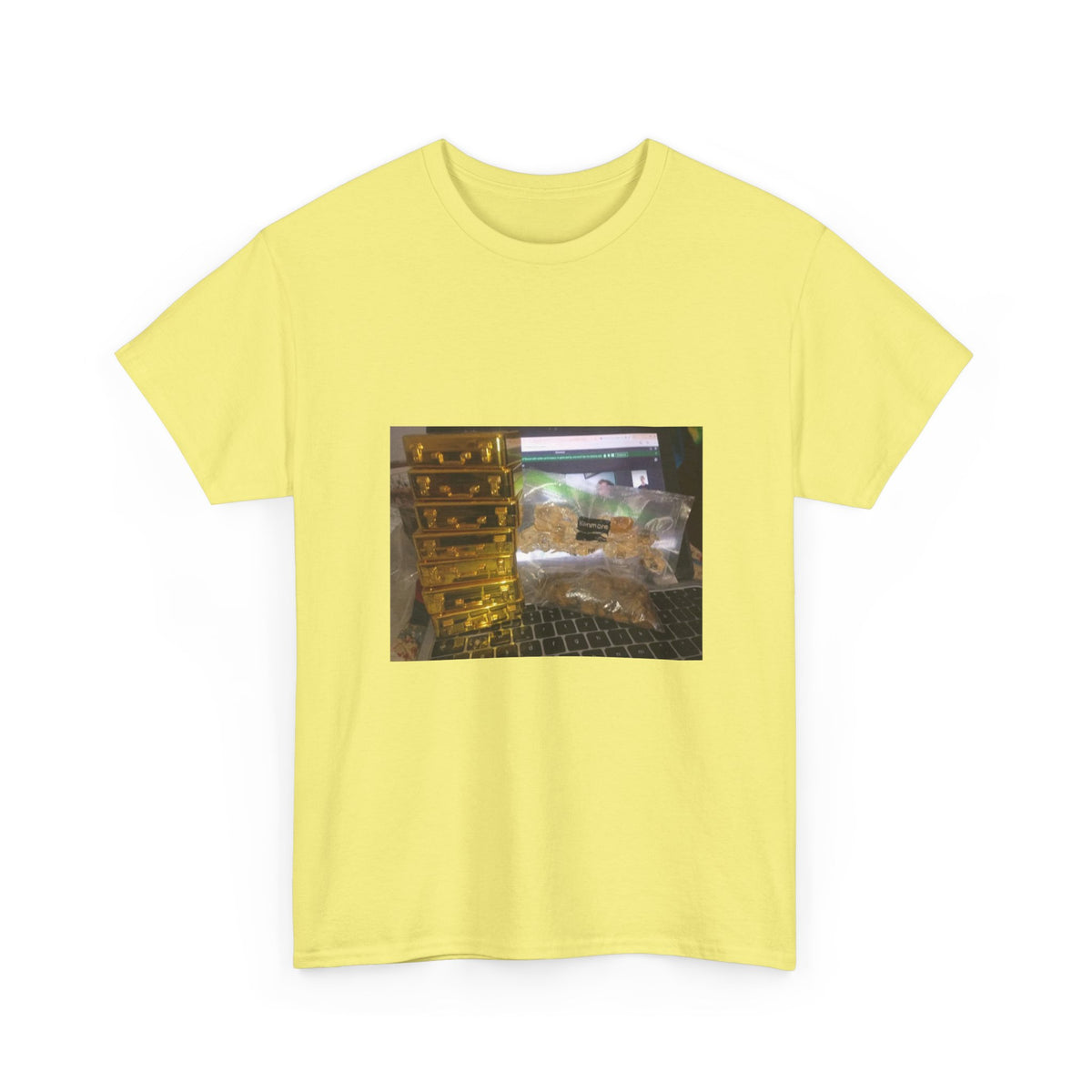Gold Briefcase Stash Tee