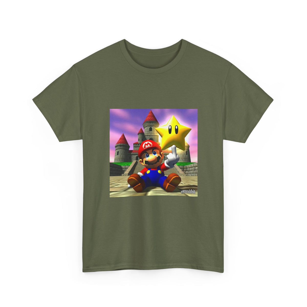 Mario Flips Off The Star Tee