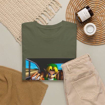 N64 Link Pouring Purple Lean Tee