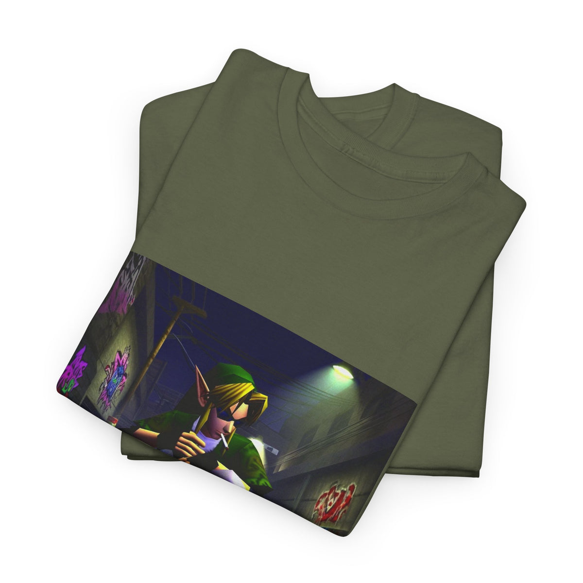 Skater Link Smoking In The Alley Tee (Design 7)