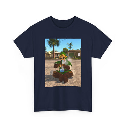 Stoner Link Taking A Bong Hit Tee