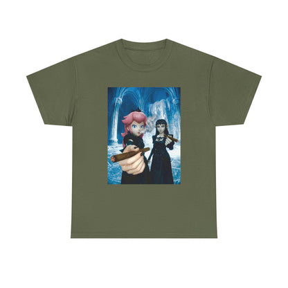 Gothic Princesses Puffing Cigars Tee