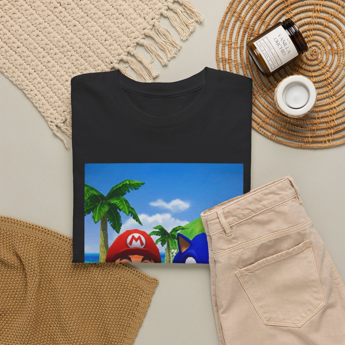 Mario And Sonic Flipping The Bird