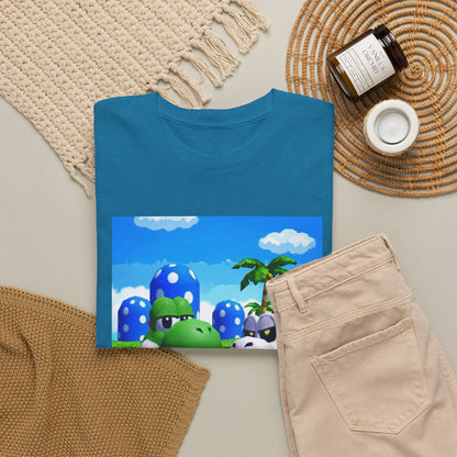 Yoshi And Dry Bones Flipping Off Tee