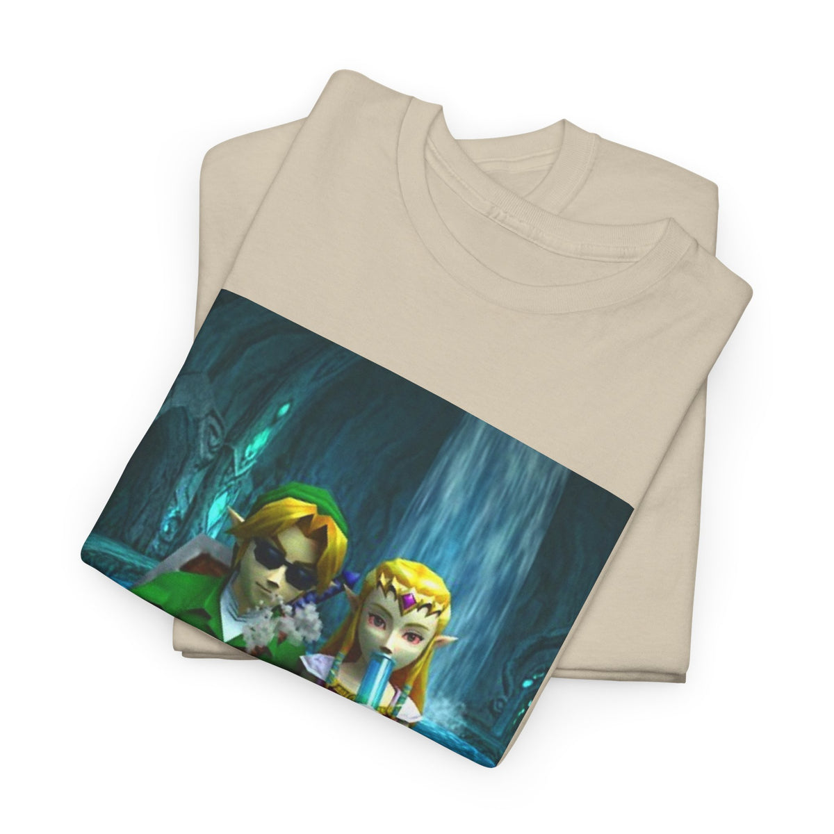 Link And Zelda Hitting The Stash