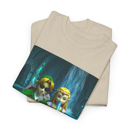 Link And Zelda Hitting The Stash