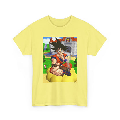 Goku Blazing On Nimbus At Mushroom Kingdom