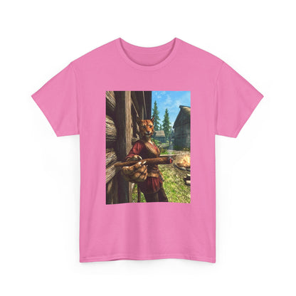 Khajiit Smoking Fat Blunt Tee