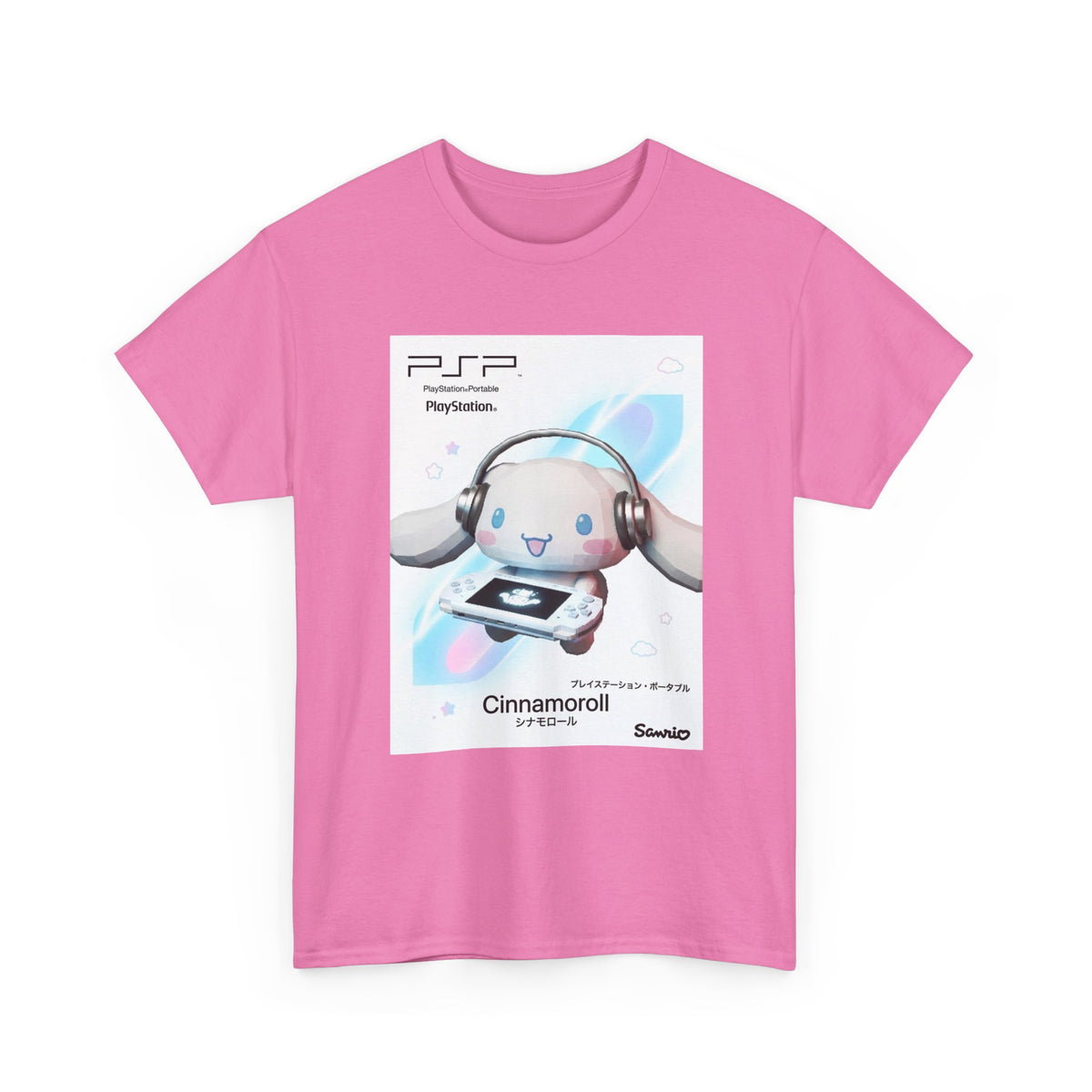 Cinnamoroll Gaming With Headphones On PSP