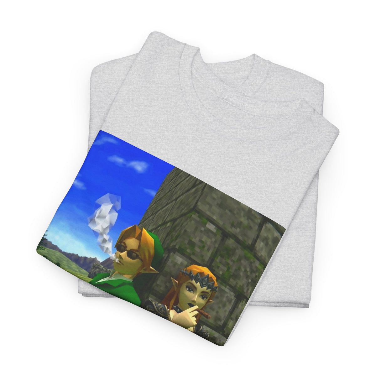 Link And Zelda Smoke Blunts Tee