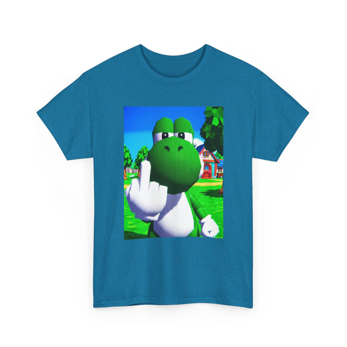Yoshi Giving The Finger Tee (Design 4)