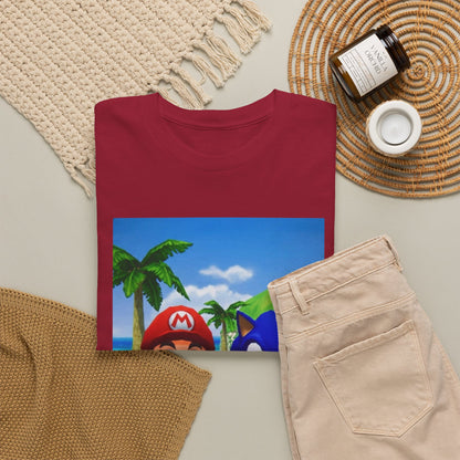 Mario And Sonic Flipping The Bird