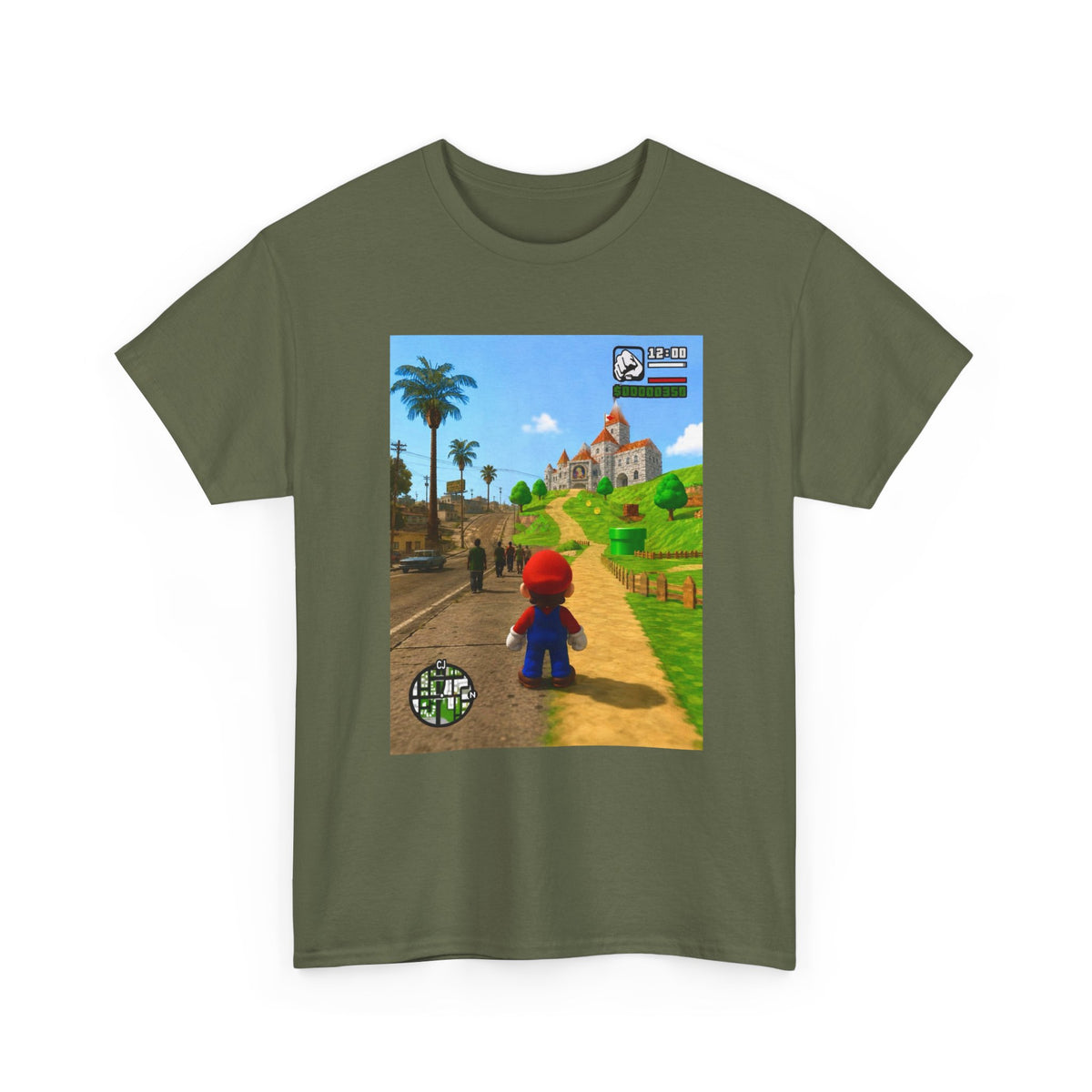 Mario Exploring San Andreas Streets