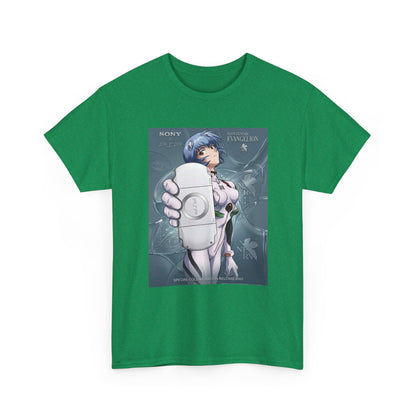 Rei Ayanami Holds PSP Collaboration Tee