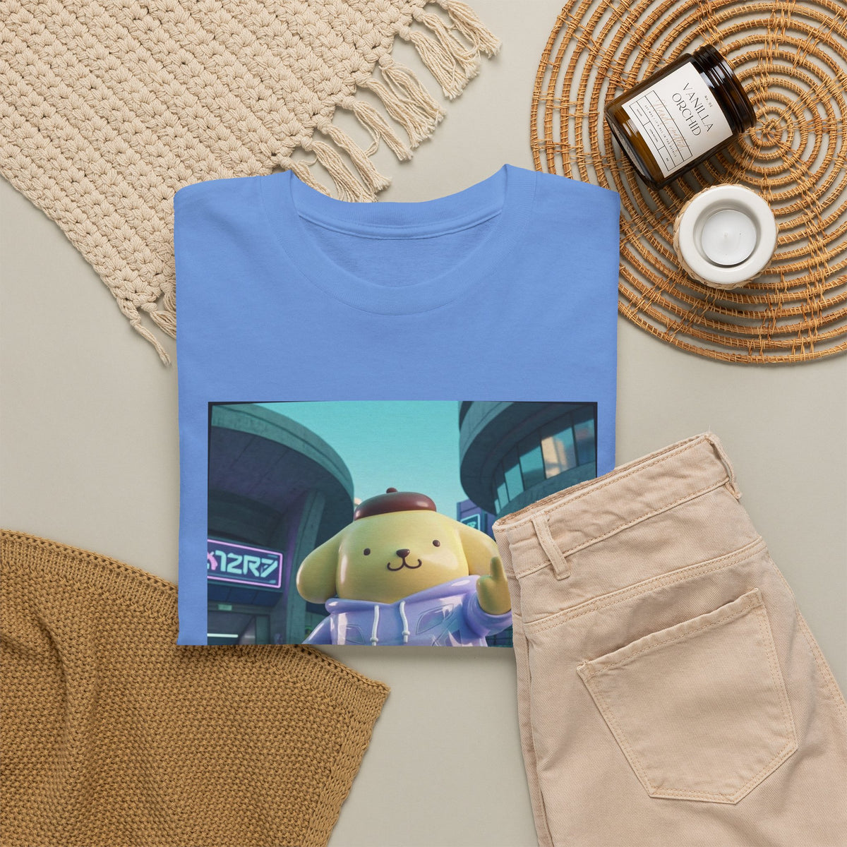 Pompompurin Skater Flipping The Bird