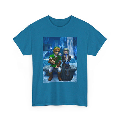 Stoner Link and Zelda Chillin' in Zora's Domain