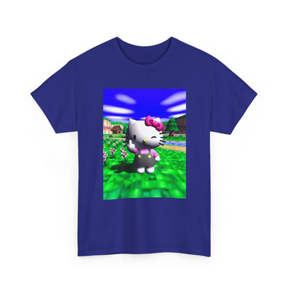 Winking Kitty Flipping The Bird Tee
