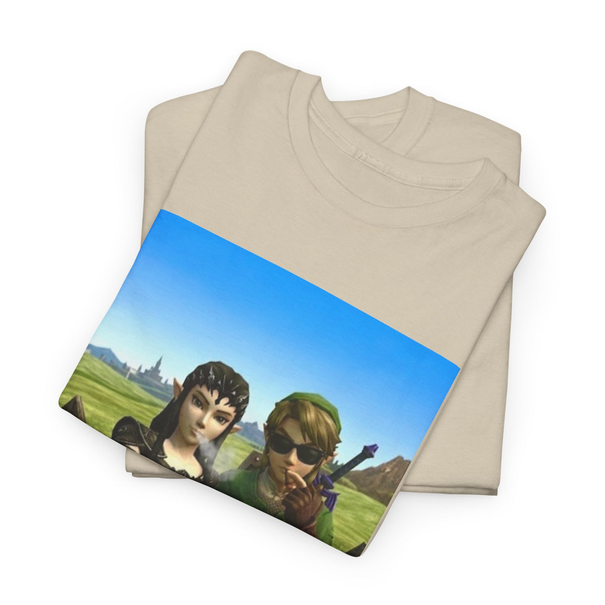 Link And Midna Smoking Blunts Tee