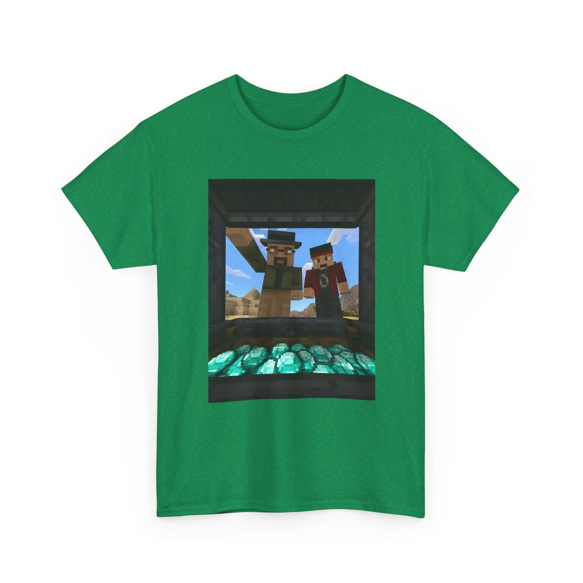 Pixelated Duo With Precious Gems