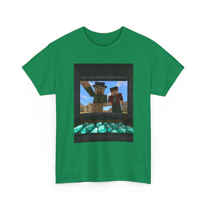 Pixelated Duo With Precious Gems