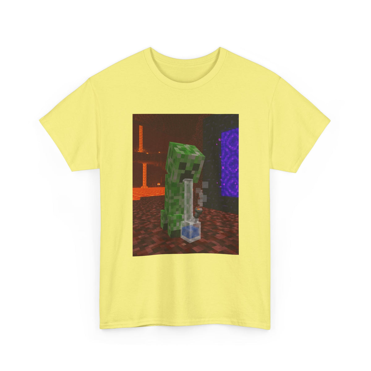 Creeper Hits The Bong In The Nether
