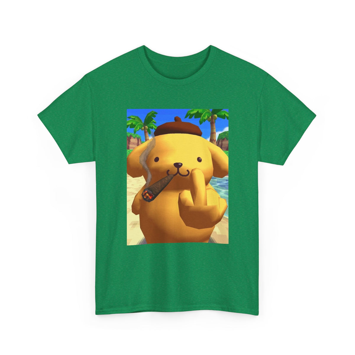 Pompompurin Smoking Blunt & Flipping Off