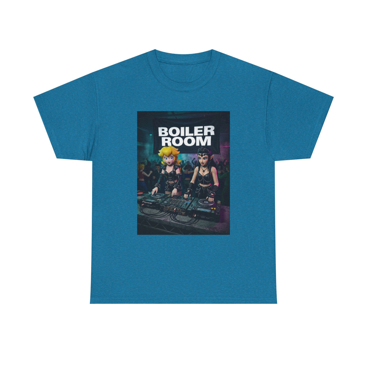 Princess Peach and Dark Peach DJing Tee