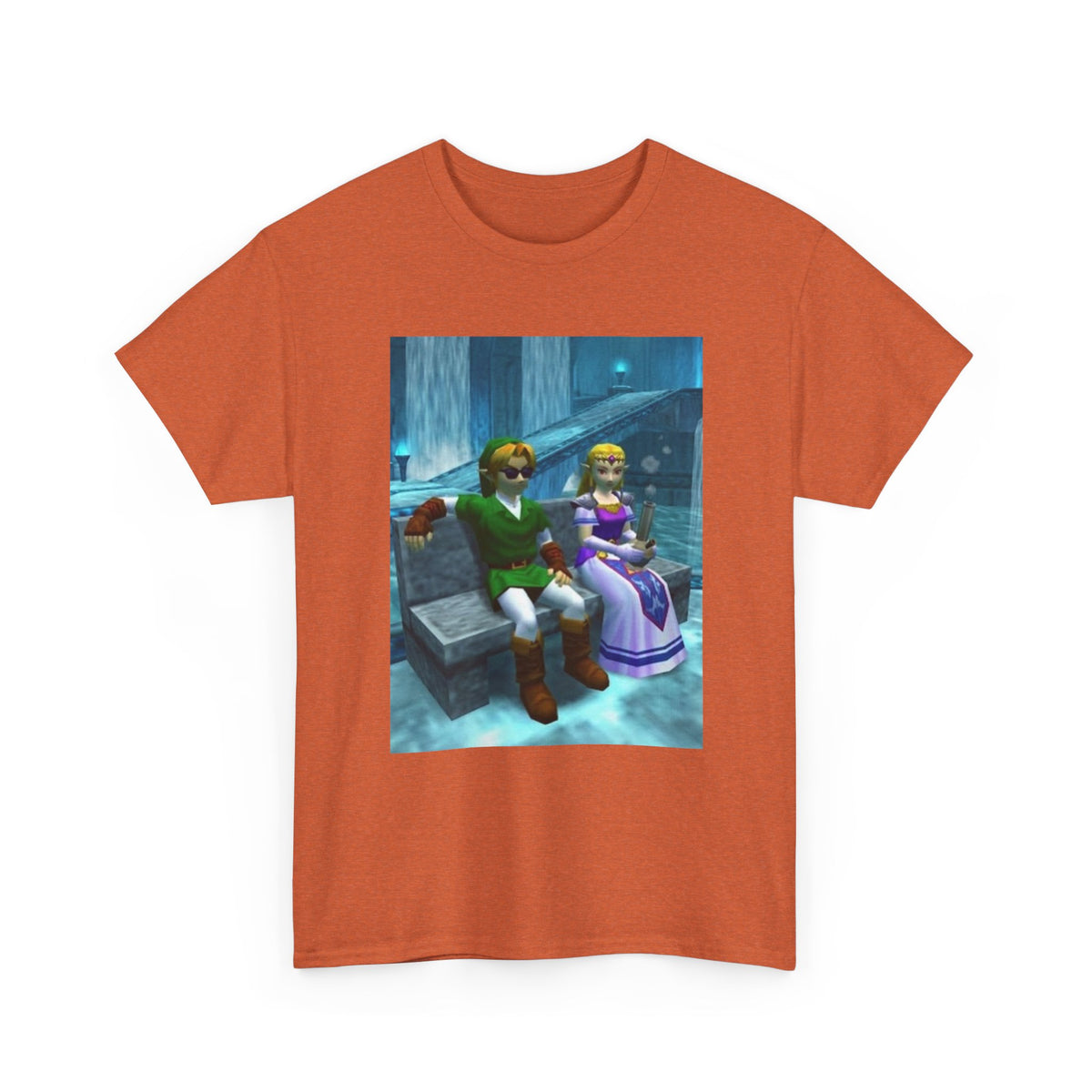 Link And Zelda Chilling In Zora's Domain