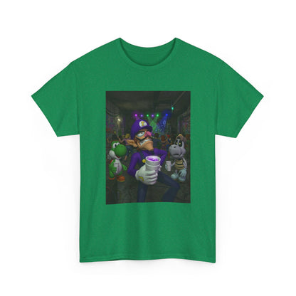 Waluigi, Yoshi, And Dry Bones Clubbin' Tee
