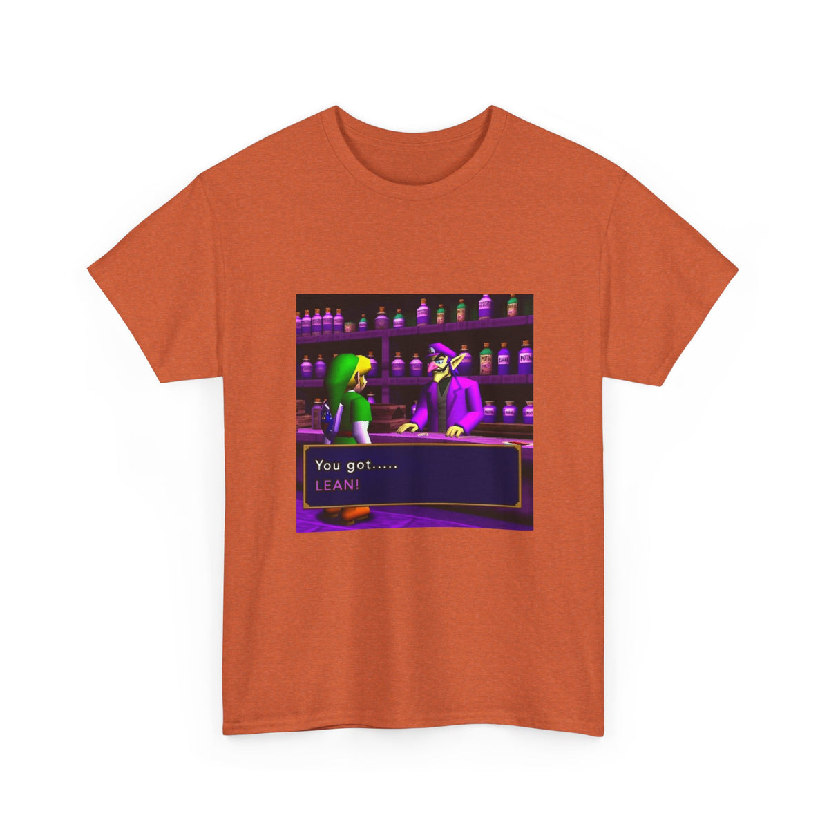 Link Gets Lean From Waluigi Tee