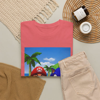 Mario And Sonic Flipping The Bird