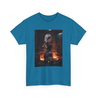 2B Pointing in Fiery Industrial Zone Tee