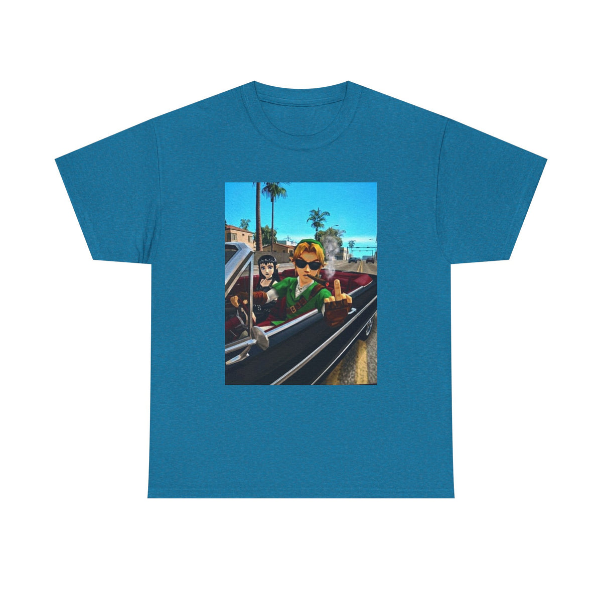Gamer Legend Cruisin' And Flippin' The Bird Tee