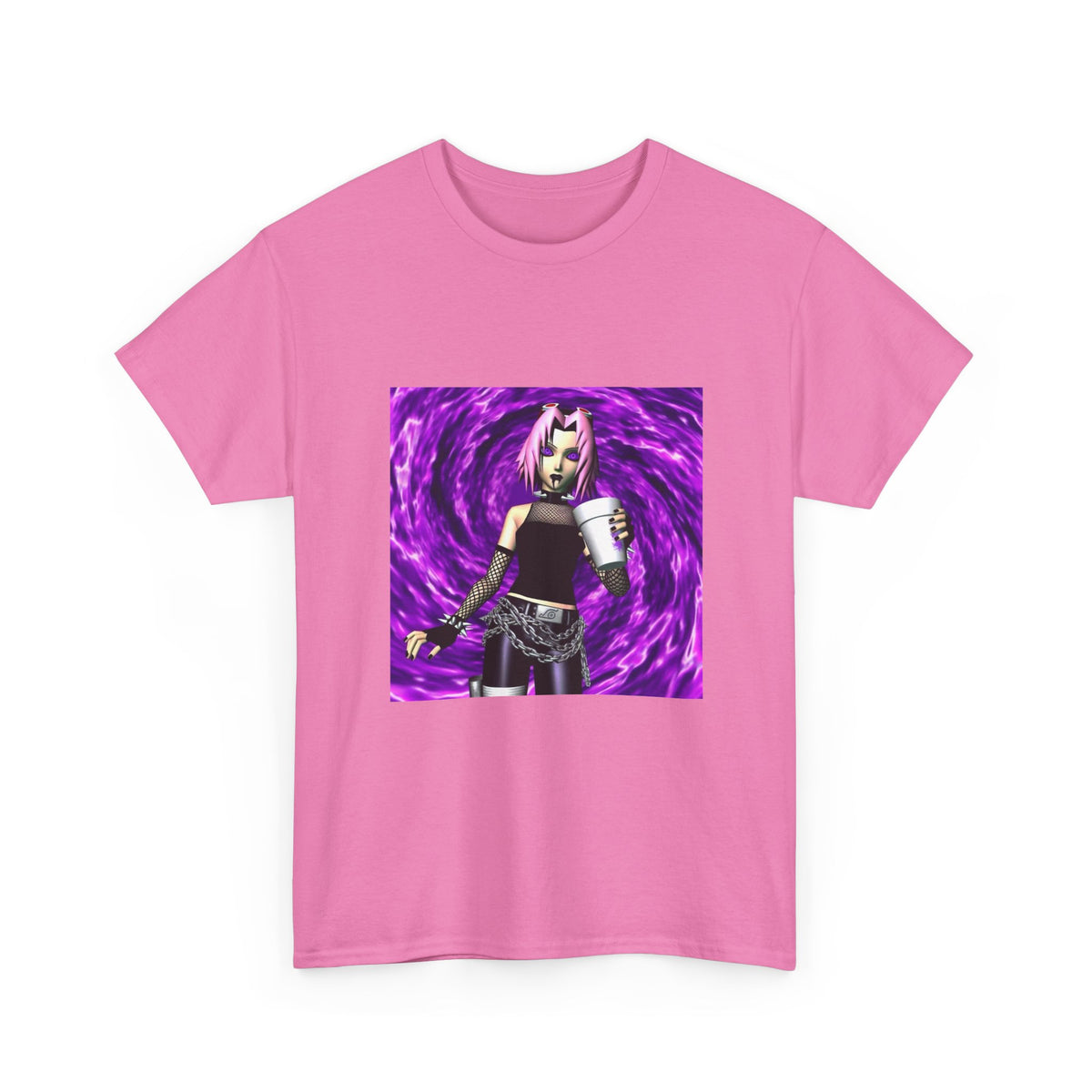 Goth Sakura With Purple Drank Tee