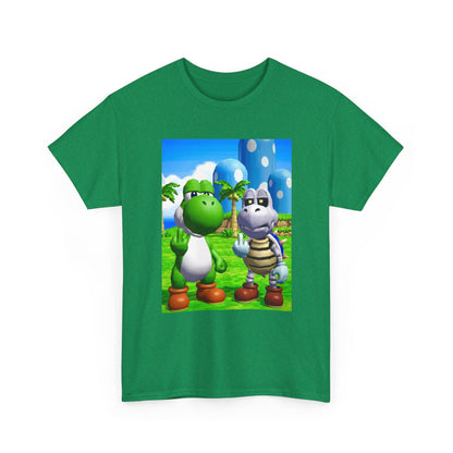 Yoshi And Dry Bones Flipping The Bird