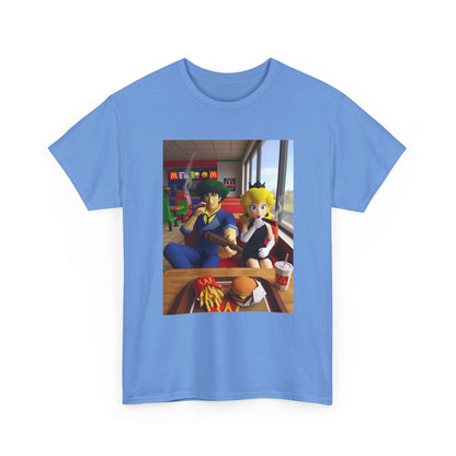 Spike and Peach Smoking Fast Food Tee