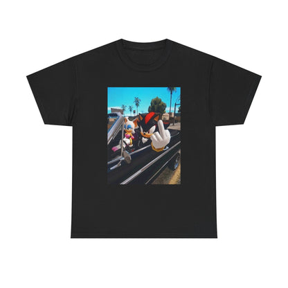 Shadow And Rouge Flipping The Bird Tee