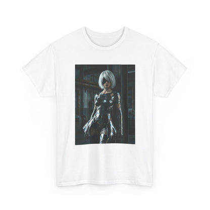 Chrome 2B Leaning In Industrial Scene