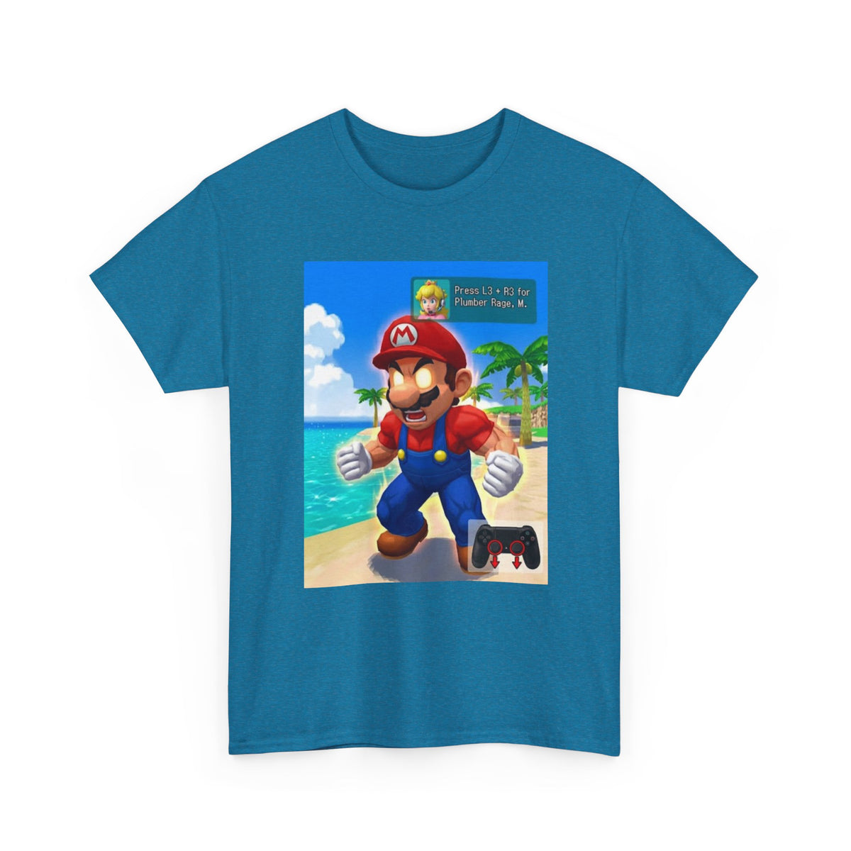 Mario's Plumber Rage Beach Tee