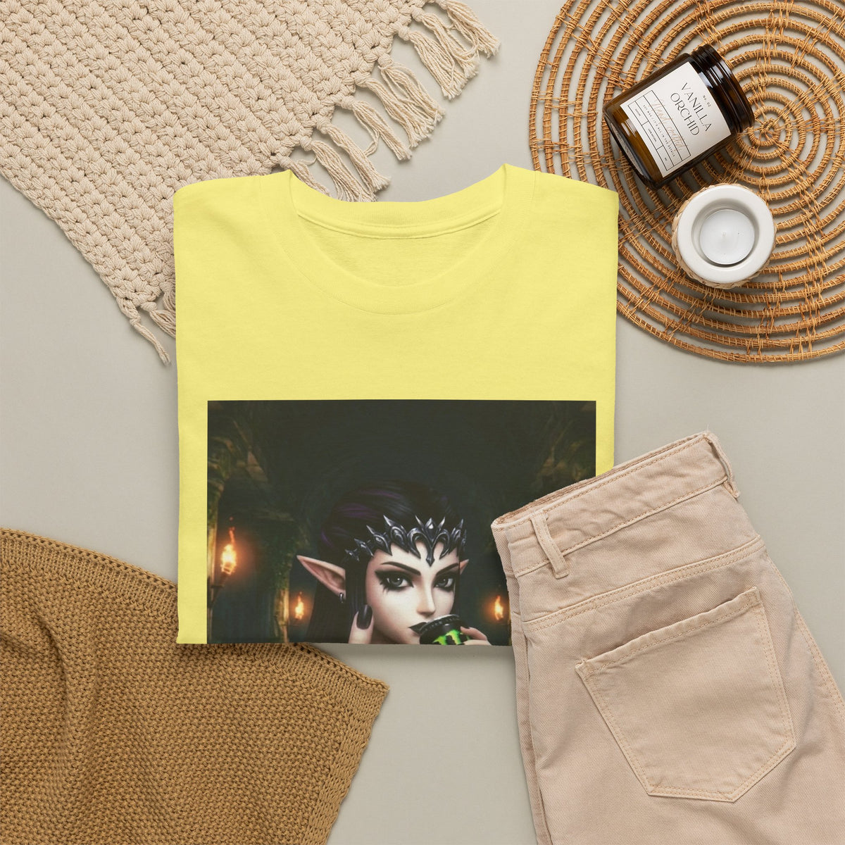 Edgy Elf Queen Flips You Off Tee
