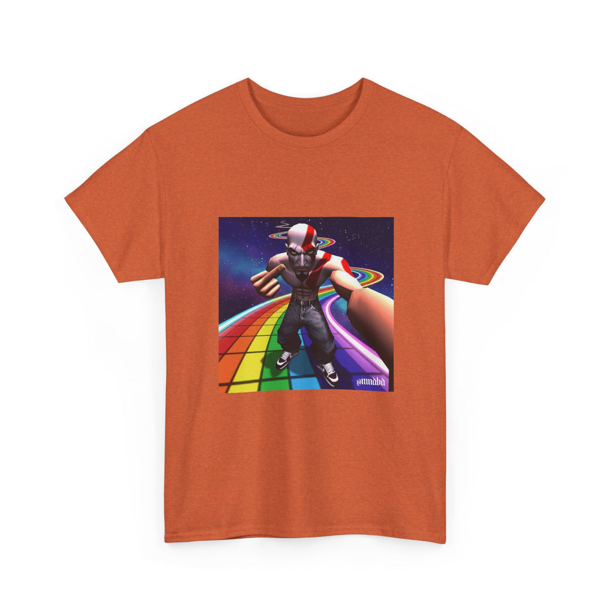 Kratos Flips Off On Rainbow Road