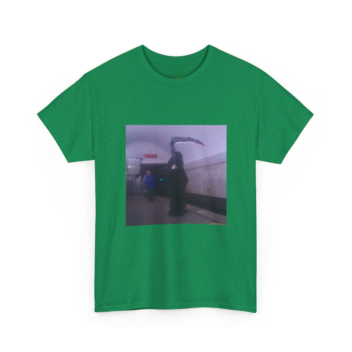 Gritty Green Pulse Graphic Tee