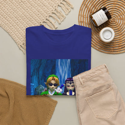 Hero and Princess Taking A Hit Tee