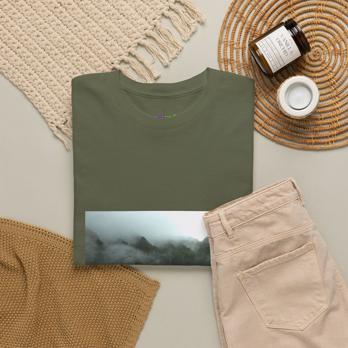 Midnight Ember Echo Graphic Tee