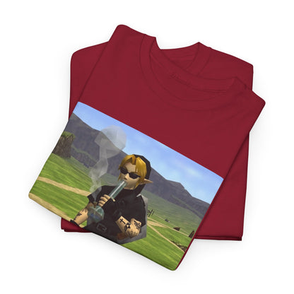 Edgy Dark Link Bong Hit Tee