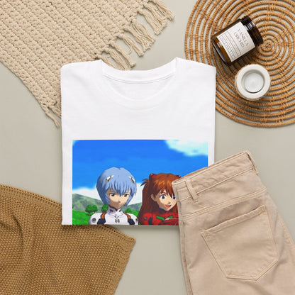 Rei And Asuka Gaming Outdoors