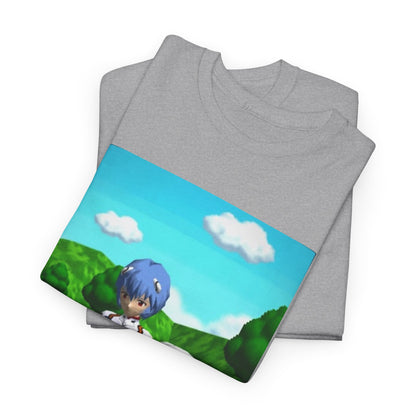 Rei Ayanami Gaming with Cinnamoroll Tee