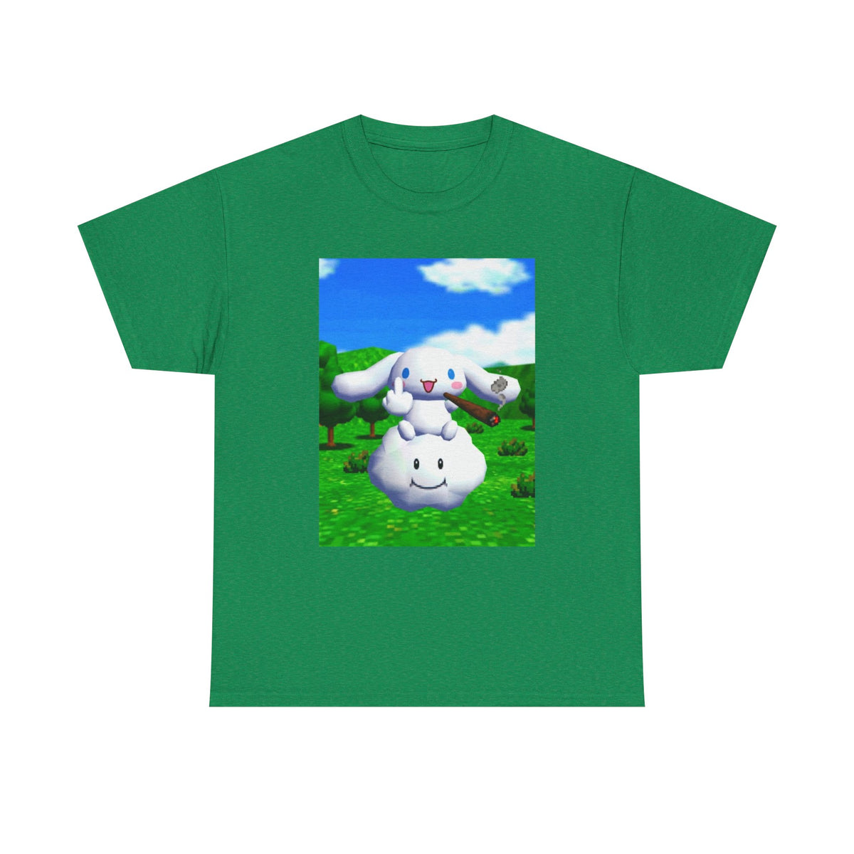 Cinnamoroll Bunny Flipping The Bird Tee
